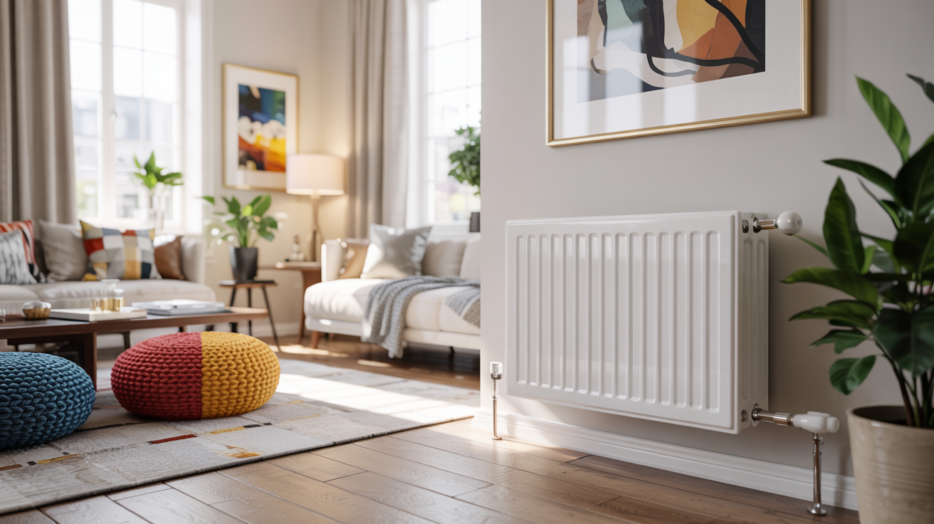 radiator white color